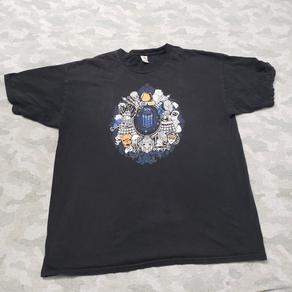 Vintage Tee Fury Shirt Mens XL Black Short Sleeve Graphic Print Made USA